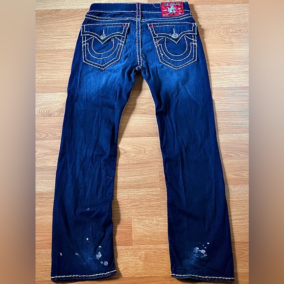 True Religion Jeans‼️RARE‼️NEGOTIABLE ORIGINAL RELEASE got a little paint on it - Picture 2 of 3